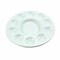 12 Plastic Paint Palettes 6 3/4" Circle Trays 10 Wells or For cupcake decorating